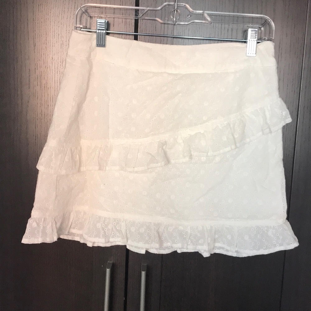 White skirt